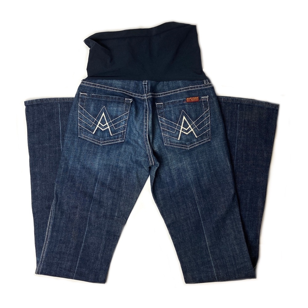 7FAM Maternity A Pocket Dark Wash Dojo 28x34